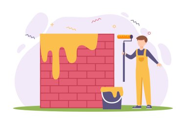 İşçi Bayramı Düz Tasarımı