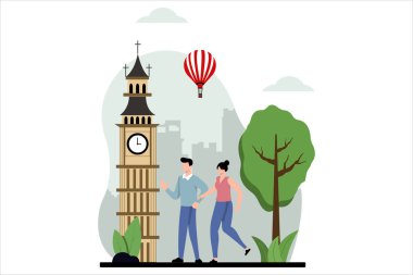 Seyahat Düz Çizim Tasarımı