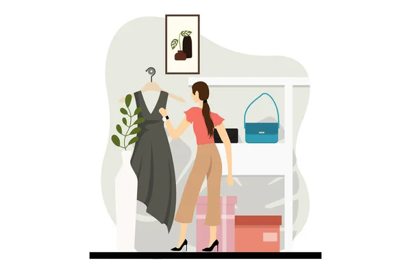 stock vector Fashion Flat Illustration Design