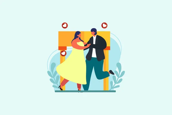 婚礼平面图解设计 — 图库矢量图片