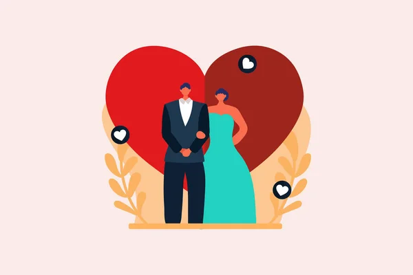 婚礼平面图解设计 — 图库矢量图片