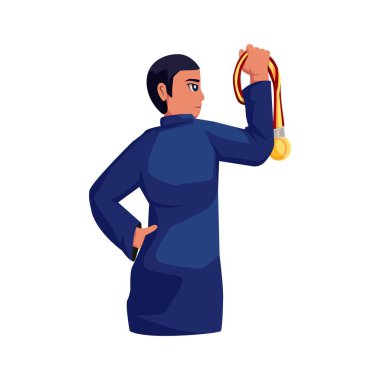 Mezuniyet Üniversitesi Öğrenci Karakteri Çizimi