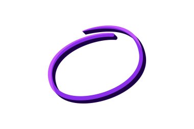 Çember Vurgulama Not Etiketi Tasarımı