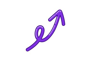 Ok Vurgulaması Not Etiketi Tasarımı