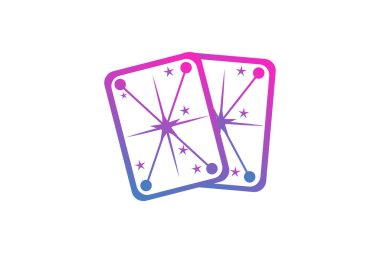 Mor Kart Servet Etiketi Tasarımı