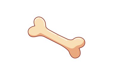 Kemik Serveti Düz Etiket Tasarımı