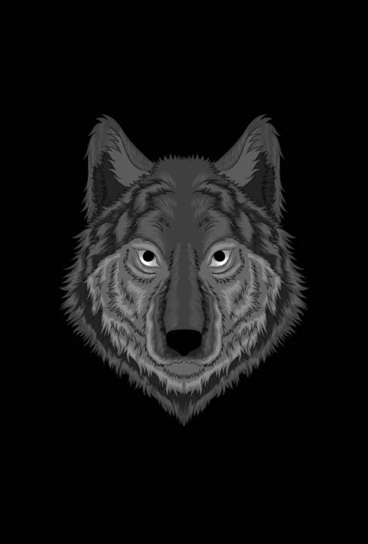 Wolf Vektor Illustration Design — Stockvektor