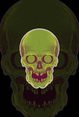 Kurukafa yeşili renk çizimi