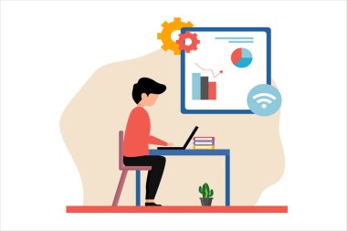 İş Düz Çizim Tasarımı