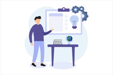 İş Düz Çizim Tasarımı