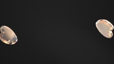 Dans eden kristaller kalp, aşk, hareket, mutluluk.