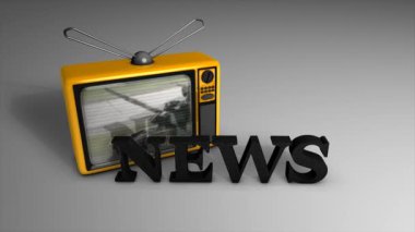 Haber kanalı, alfa mat, metin, canlı yayın.