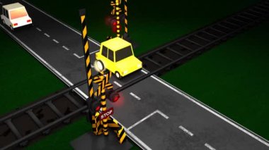 Bilgisayar üretildi, 3D görüntüleme, Demiryolu Animasyonu.