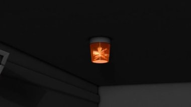 3D konsept animasyon güvenlik sistemi.