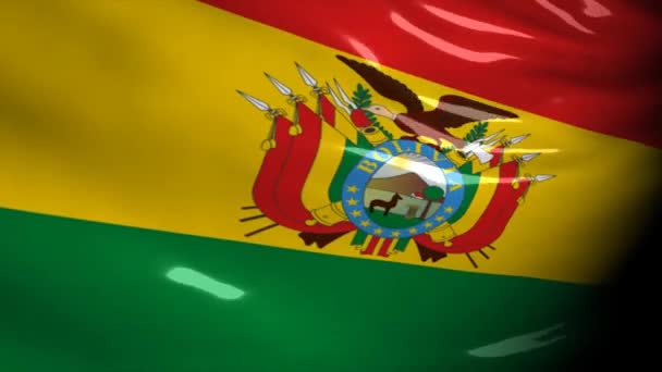 Crisis Locatie Kaart Serie Bolivia — Stockvideo