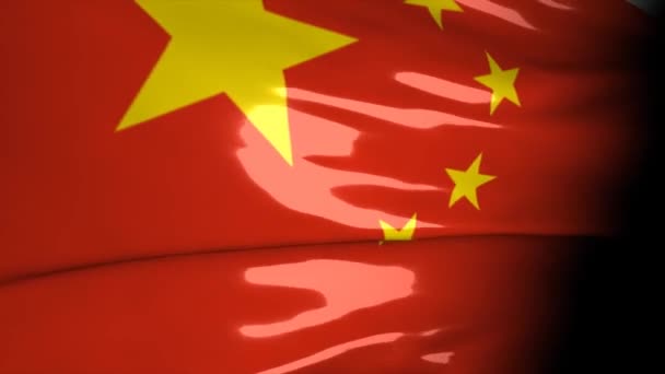 Kartserie Över Krislägen Kina — Stockvideo