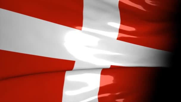 丹麦危机地点系列地图 — 图库视频影像