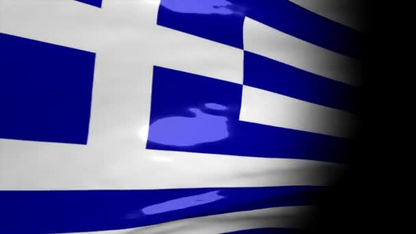Crisis Location Map Series Greece — Stock Video