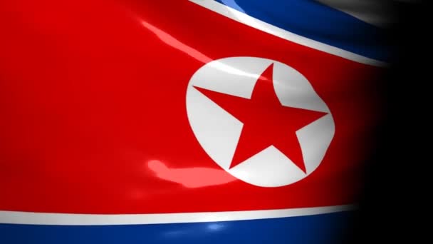 Kartserie Över Krislägen Nordkorea — Stockvideo