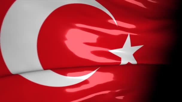 Kartserie Över Krislägen Turkiet — Stockvideo