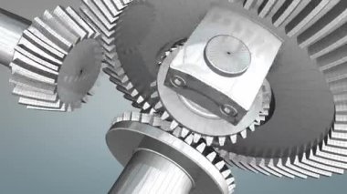 Diferansiyel dişli kablo, mühendislik, mekanik.