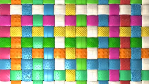 Basket Grid Pattern Background — Videoclip de stoc