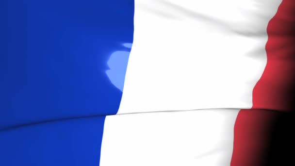 Krisenstandort Karte Serie Frankreich — Stockvideo