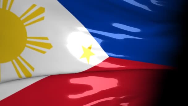 Mapa Ubicación Crisis Series Filipinas — Vídeo de stock