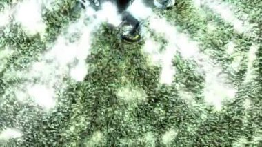 Sanatçı derin deniz denizaltısı çiziyor..