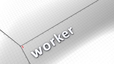 Büyüyen grafik animasyonu, İşçi.