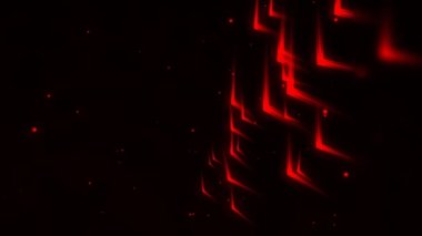 Bilgisayar üretilmiş, soyut arkaplan canlandırması, uçan ok.