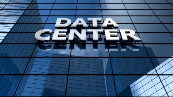 Data Center Building Blue Sky Time Lapse — 비디오