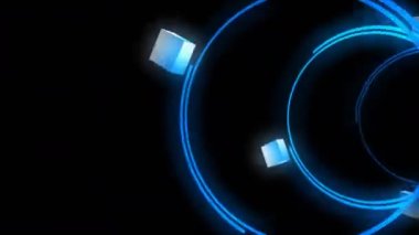 Bilgisayar üretildi, Neon ışığı, tünel animasyonu.