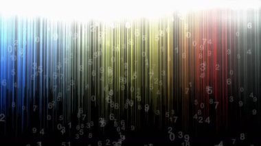 Sayısal arkaplan animasyonu, soyut, sanat, rastgele, çizgiler.