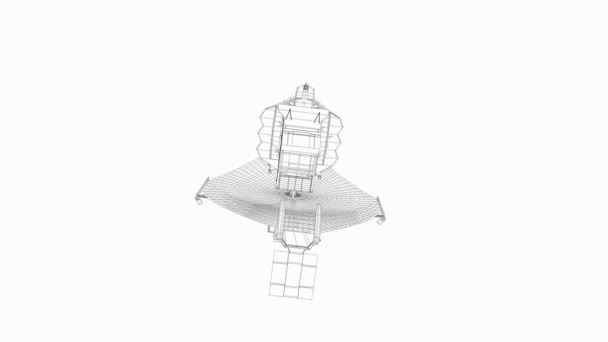 Мбаппе Космический Телескоп Джеймса Уэбба Jwst Проводной Кадр — стоковое видео