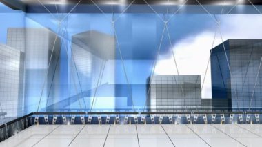 Sanal yayın seti, sanal alan, prodüksiyon, internet, çevrimiçi.