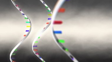 Bilgisayar üretildi, 3D görüntüleme aracı Rna modeli, mrna.