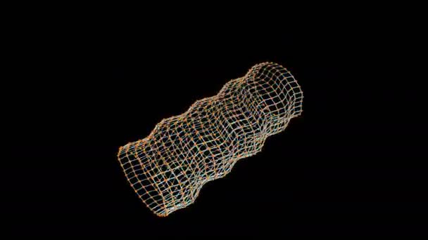计算机生成的 艺术家可视化的重力波 — 图库视频影像