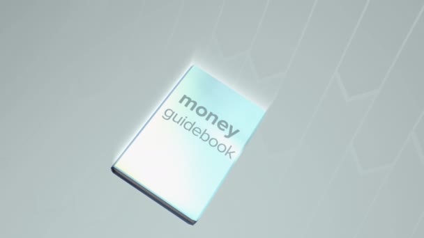 Počítač Generován Money Guide Zoom Animaci — Stock video