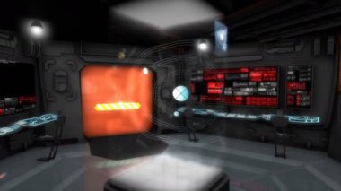 Bilgisayar üretildi, Yıldız gemisi komuta odası, bilim kurgu uzay gemisi kontrol odası.