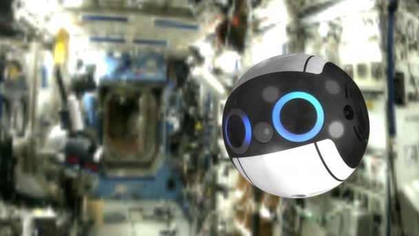Agosto 2017 Solo Uso Editoriale Jaxa Int Ball Stazione Spaziale — Video Stock