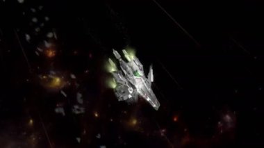 Bilgisayar oluşturuldu, Scinece kurgu uzay gemisi