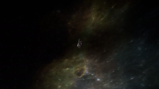 Alien Sci Nave Espacial — Vídeo de Stock