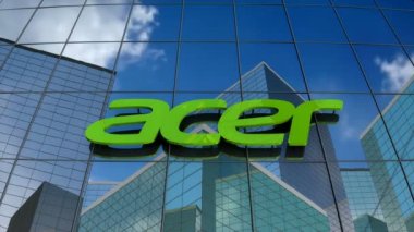 Ocak 2018, sadece editoryal kullanım, 3 boyutlu animasyon, Acer Inc..