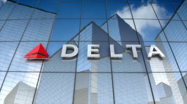 Aralık 2017, sadece editoryal kullanım, 3d animasyon, Delta Hava Hatları, Inc..