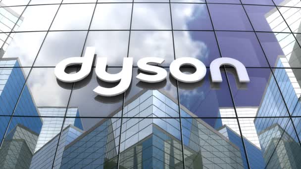 Outubro 2018 Apenas Uso Editorial Animação Dyson Ltd Logotipo Construção — Vídeo de Stock