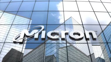 Mayıs 2018, sadece editoryal kullanım, 3 boyutlu animasyon, Micron Technology Inc..