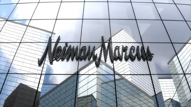 Září 2018 Pouze Pro Redakční Použití Animace Neiman Marcus Group — Stock video