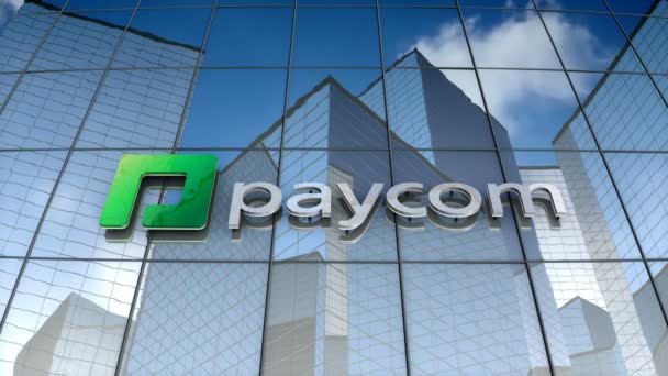 Grudzień 2017 Tylko Użytku Redakcyjnego Animacja Logo Paycom Software Inc — Wideo stockowe