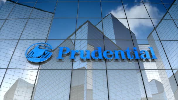 December 2017 Editorial Use Only Animation Prudential Financial Inc Logo — 图库视频影像